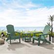 Posh Living Zayna Outdoor Adirondack Chair Green