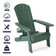 Posh Living Zayna Outdoor Adirondack Chair Green
