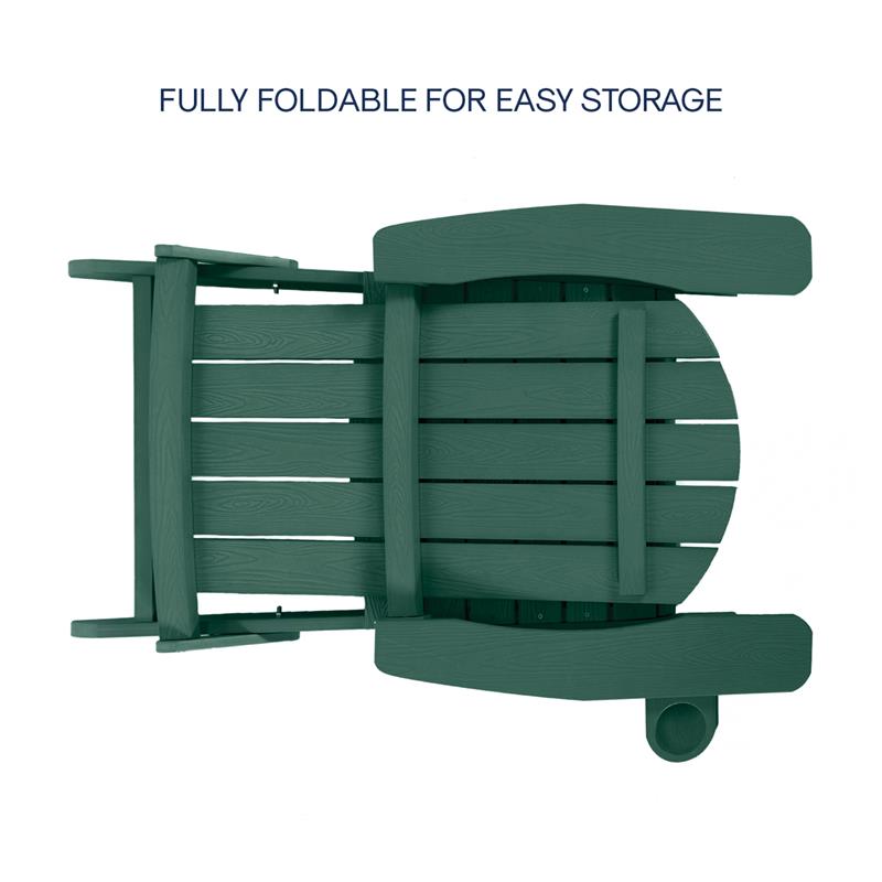 Posh Living Zayna Outdoor Adirondack Chair Green