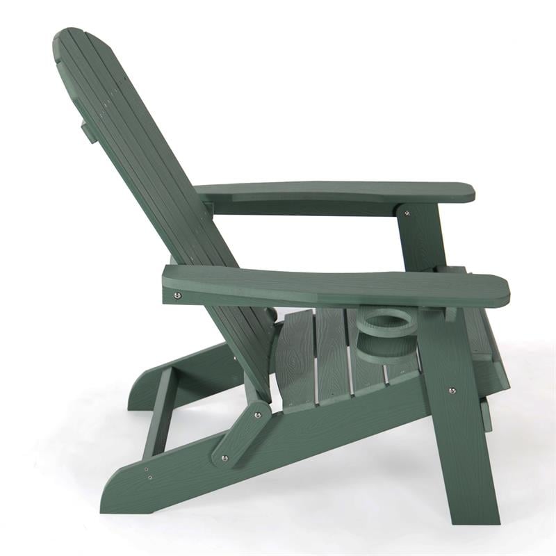 Posh Living Zayna Outdoor Adirondack Chair Green