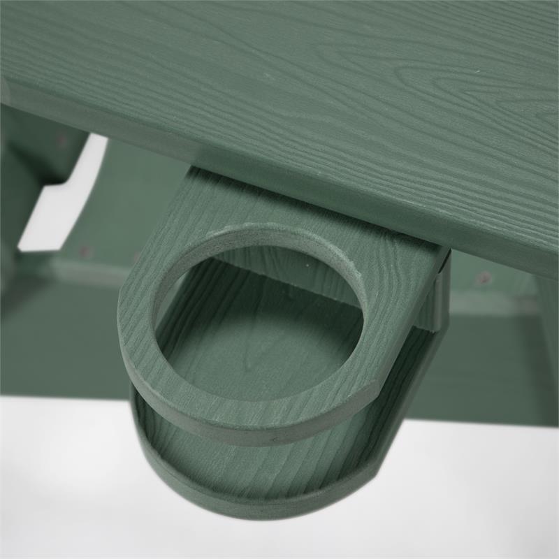Posh Living Zayna Outdoor Adirondack Chair Green
