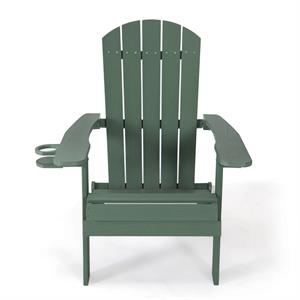 posh living zayna outdoor adirondack chair green