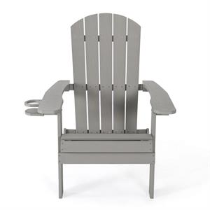 posh living zayna outdoor adirondack chair light grey