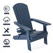 Posh Living Zayna Outdoor Adirondack Chair Navy