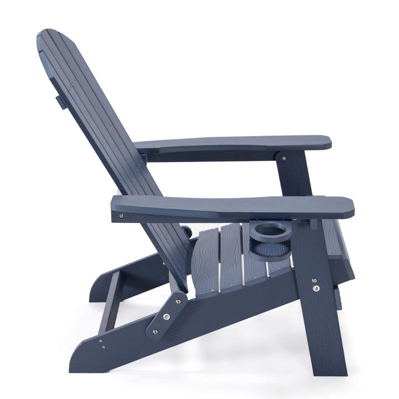 Posh Living Zayna Outdoor Adirondack Chair Navy
