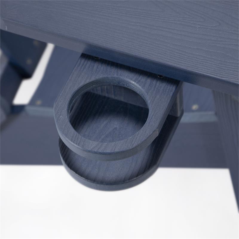 Posh Living Zayna Outdoor Adirondack Chair Navy