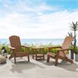 Posh Living Zayna Outdoor Adirondack Chair Orange