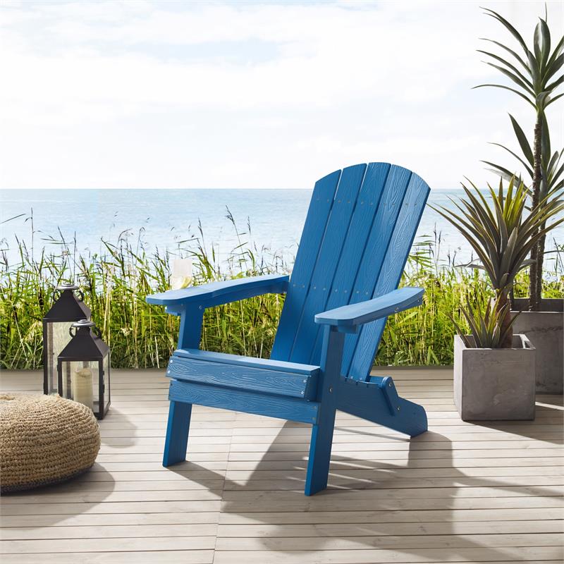 Posh Living Zayna Outdoor Adirondack Chair Teal