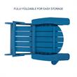 Posh Living Zayna Outdoor Adirondack Chair Teal