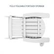 Posh Living Zayna Outdoor Adirondack Chair White