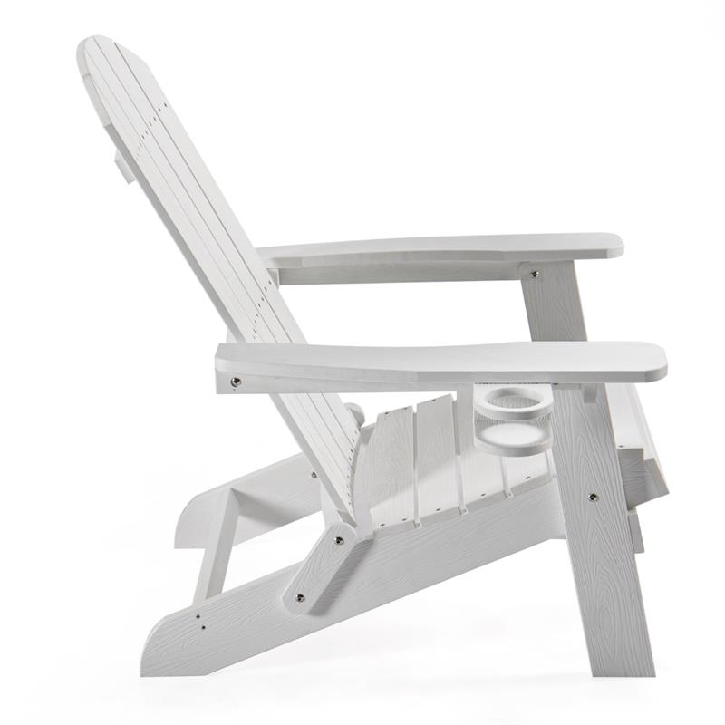 Posh Living Zayna Outdoor Adirondack Chair White