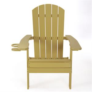 posh living zayna outdoor adirondack chair yelow