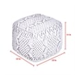 Posh Living Kysen Cotton Yarn Pouf Black