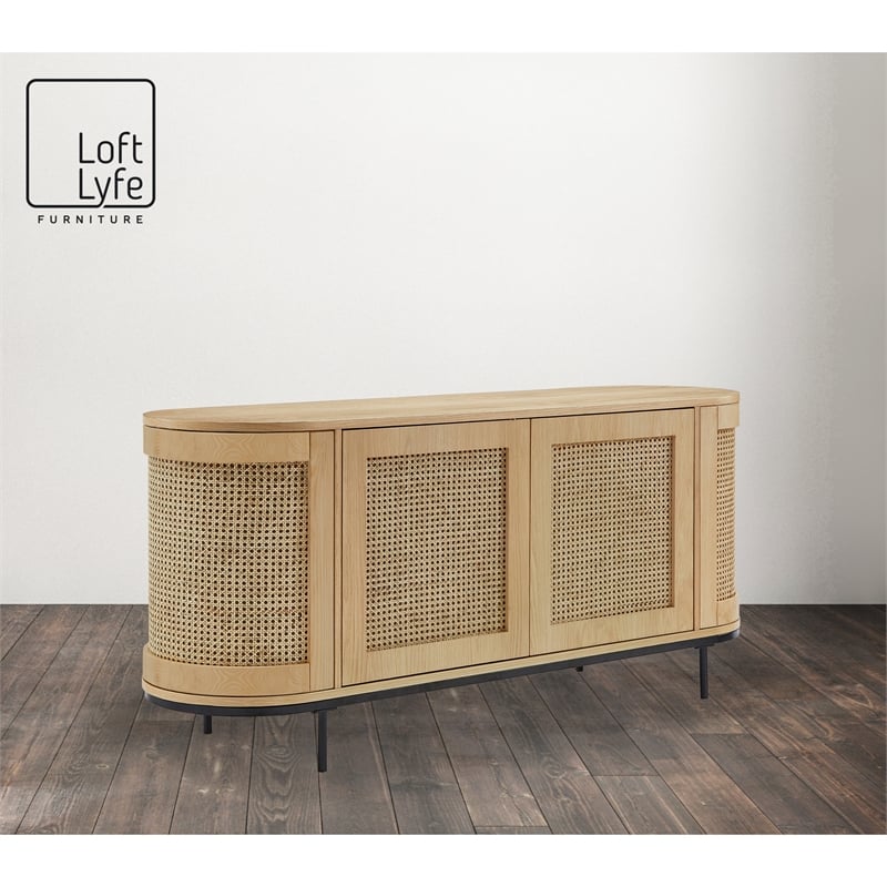 Posh Living Mohamad Sideboard Oak