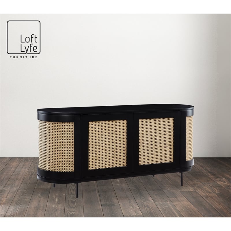 Posh Living Mohamad Sideboard Black