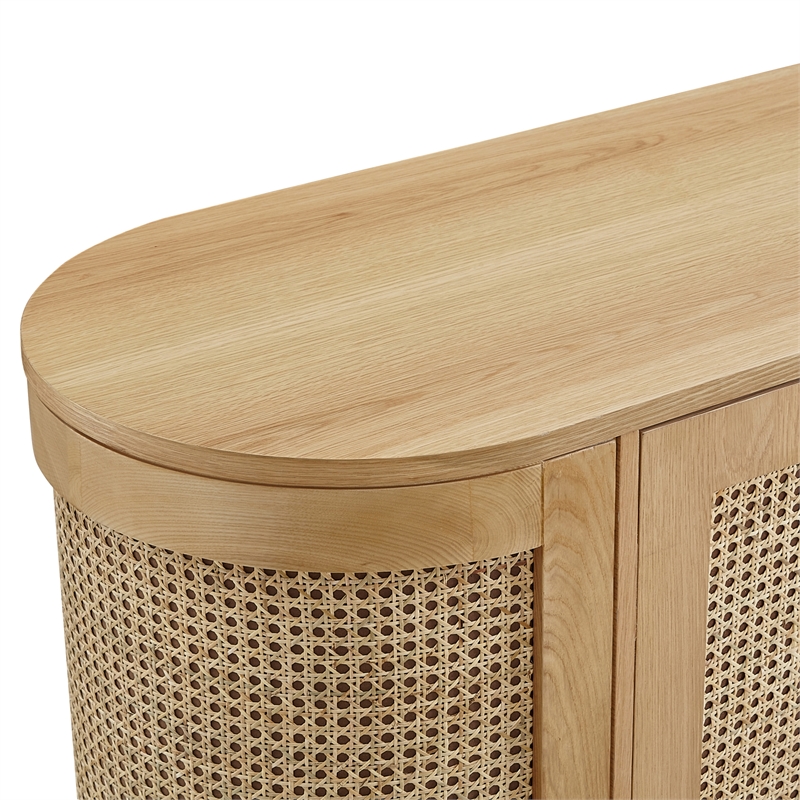 Posh Living Mohamad  Bar Cabinet/Buffet Oak