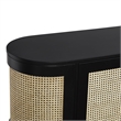 Posh Living Mohamad  Bar Cabinet/Buffet Black