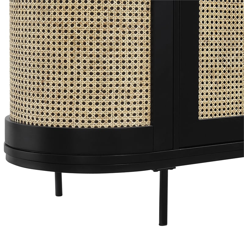 Posh Living Mohamad  Bar Cabinet/Buffet Black