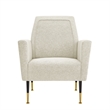 Posh Living Lex Linen Accent Chair Beige