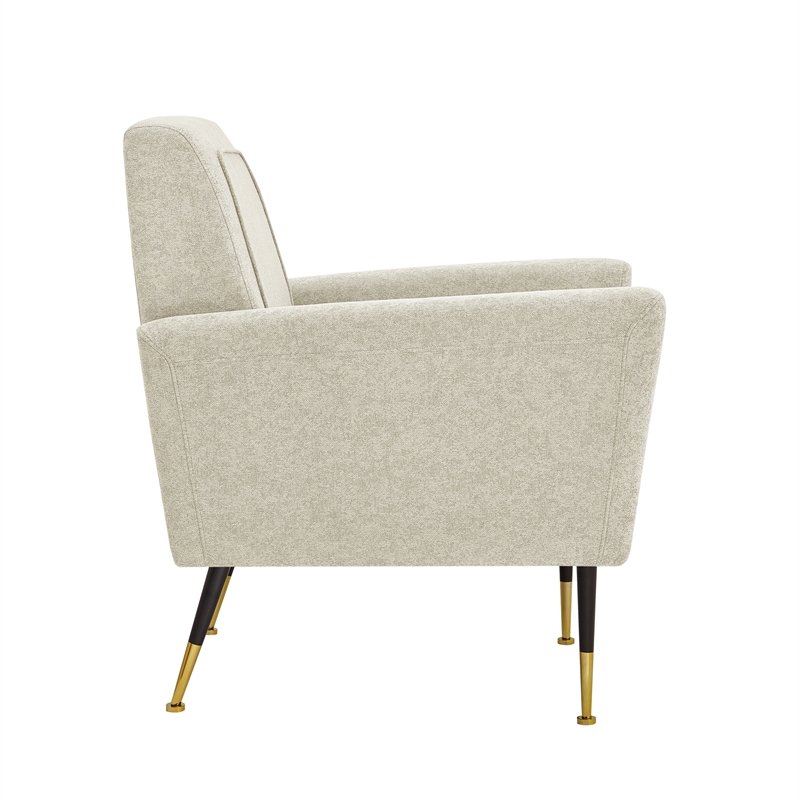 Posh Living Lex Linen Accent Chair Beige