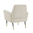 Posh Living Lex Linen Accent Chair Beige