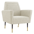 Posh Living Lex Linen Accent Chair Beige