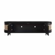 Posh Living Mohamad  Console/Cabinet/TV Stand Black