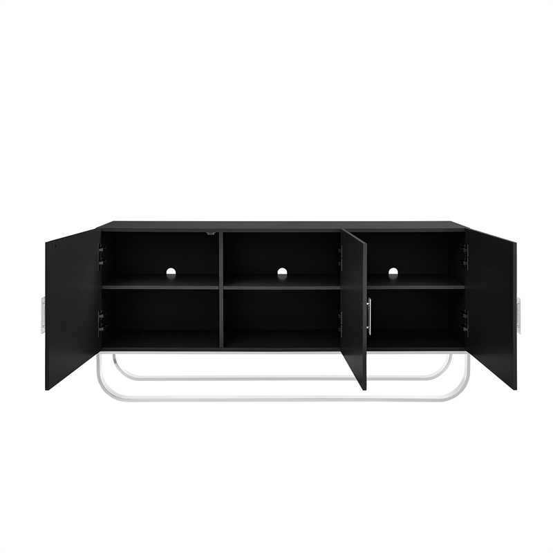 Posh Living Liyana  Sideboard Black/Chrome