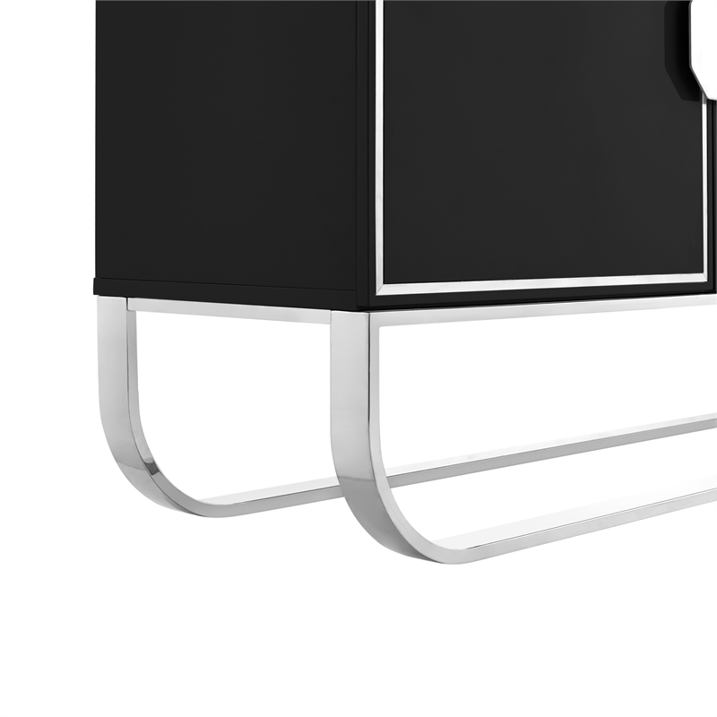 Posh Living Liyana  Sideboard Black/Chrome