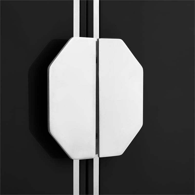 Posh Living Liyana  Sideboard Black/Chrome