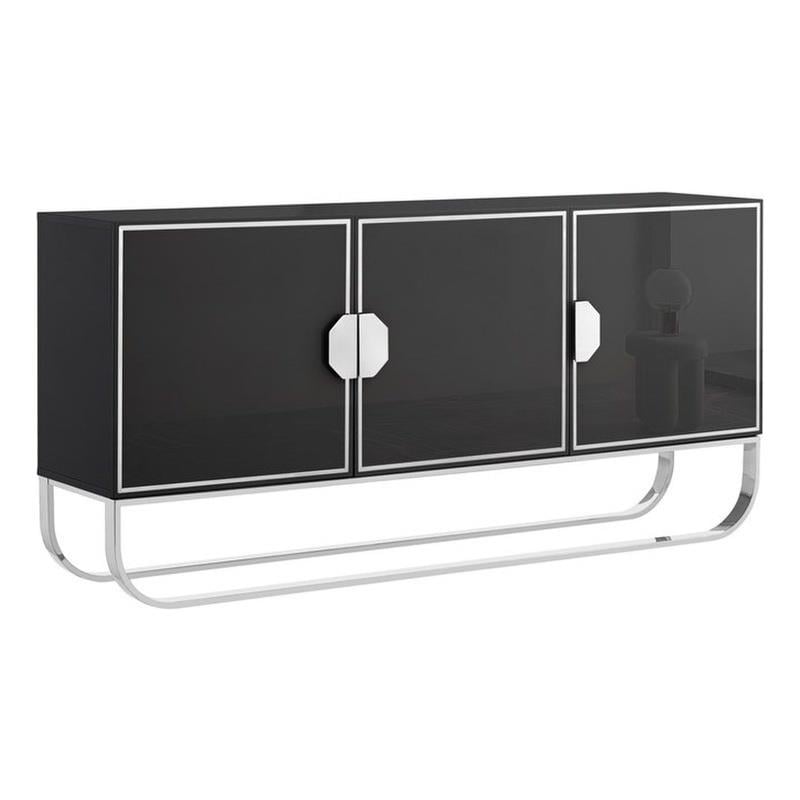 Posh Living Liyana  Sideboard Black/Chrome