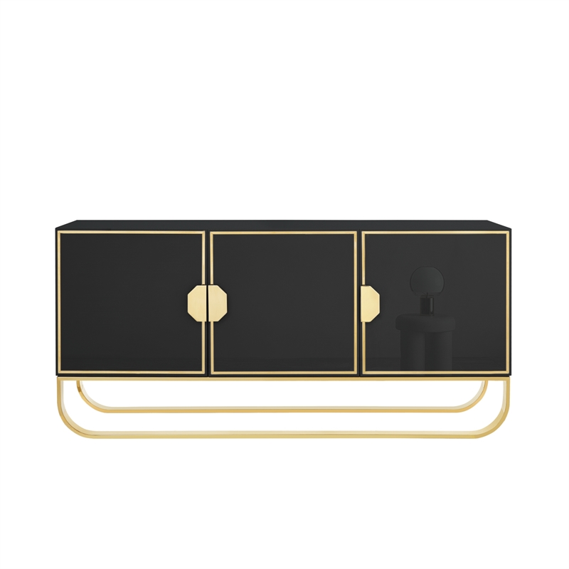 Posh Living Liyana  Sideboard Black/Gold