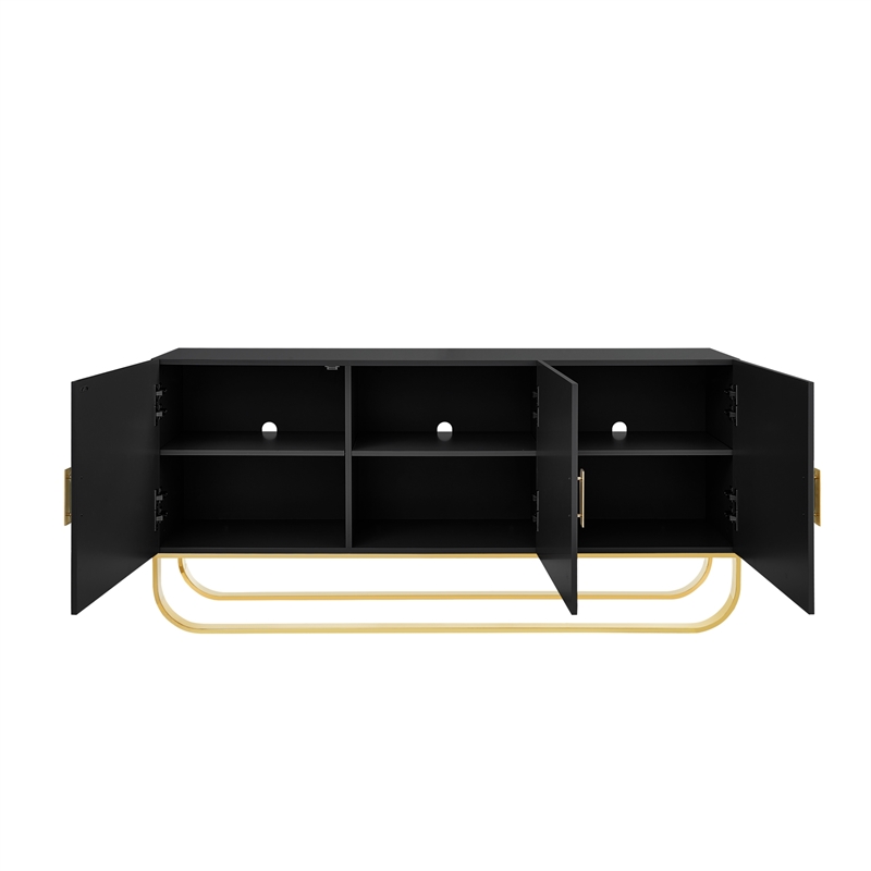 Posh Living Liyana  Sideboard Black/Gold