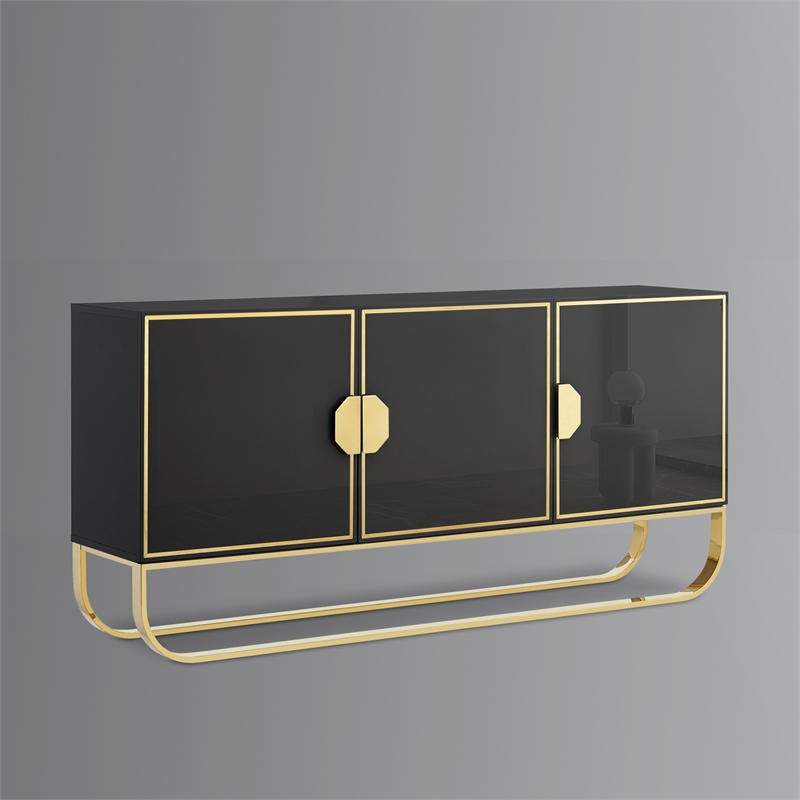Posh Living Liyana  Sideboard Black/Gold