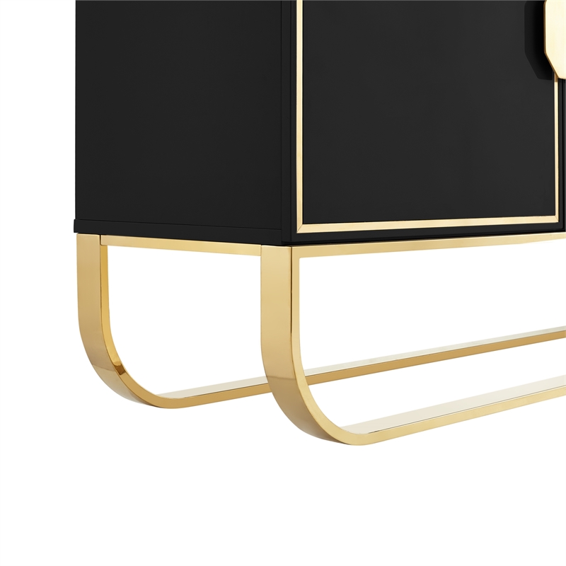 Posh Living Liyana  Sideboard Black/Gold