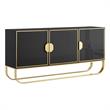 Posh Living Liyana  Sideboard Black/Gold