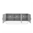 Posh Living Liyana  Sideboard Grey/Chrome