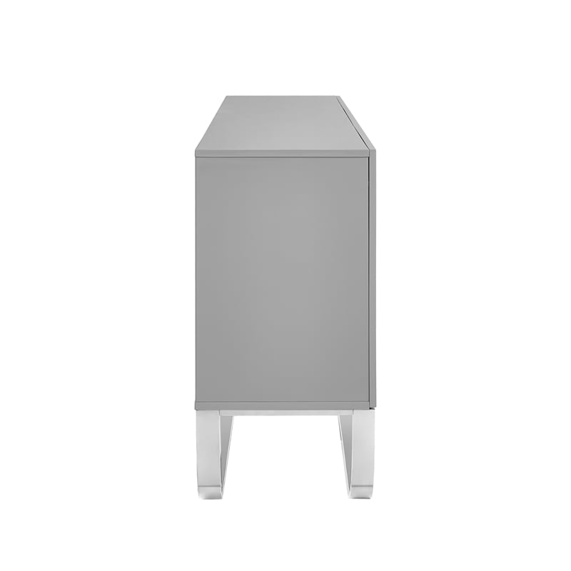 Posh Living Liyana  Sideboard Grey/Chrome