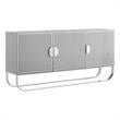 Posh Living Liyana  Sideboard Grey/Chrome