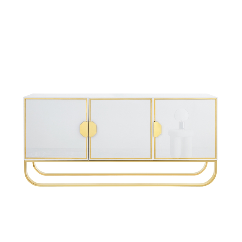 Posh Living Liyana  Sideboard White/Gold