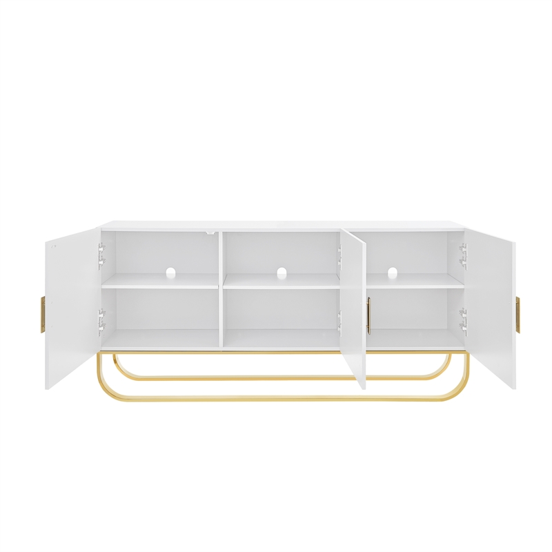 Posh Living Liyana  Sideboard White/Gold
