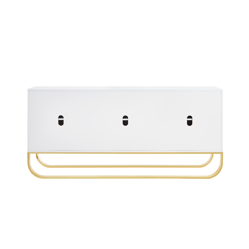 Posh Living Liyana  Sideboard White/Gold