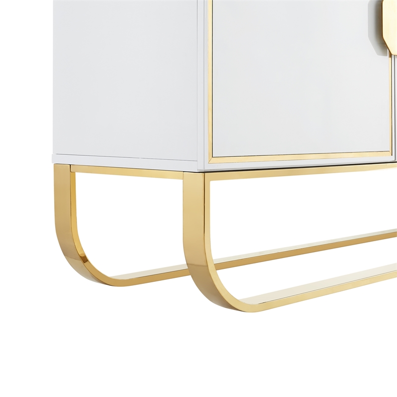 Posh Living Liyana  Sideboard White/Gold