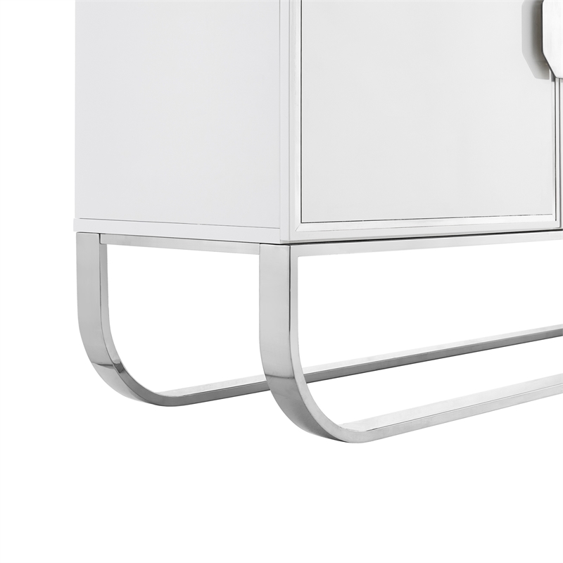 Posh Living Liyana  Sideboard White/Chrome