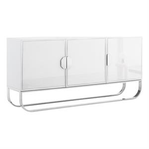 Posh Living Liyana  Sideboard White/Chrome