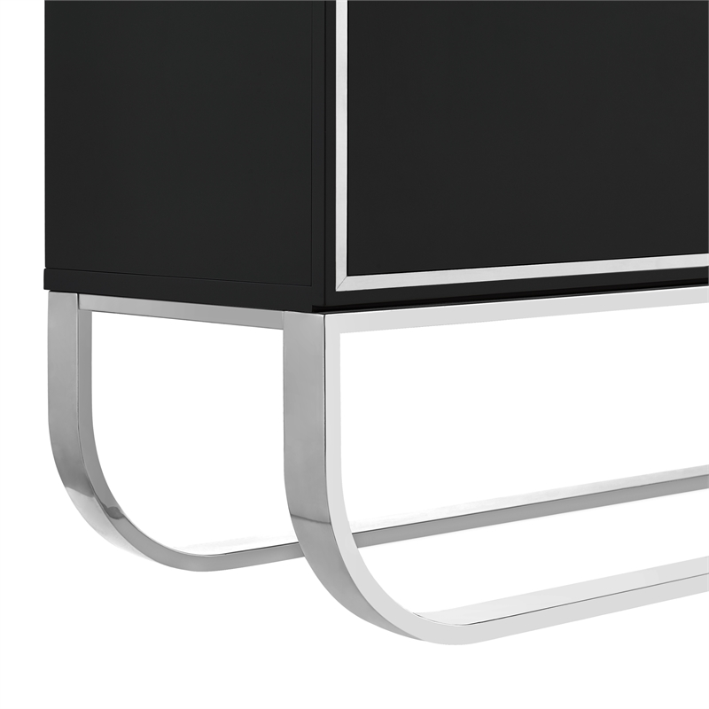 Posh Living Liyana  Sideboard Black/Chrome