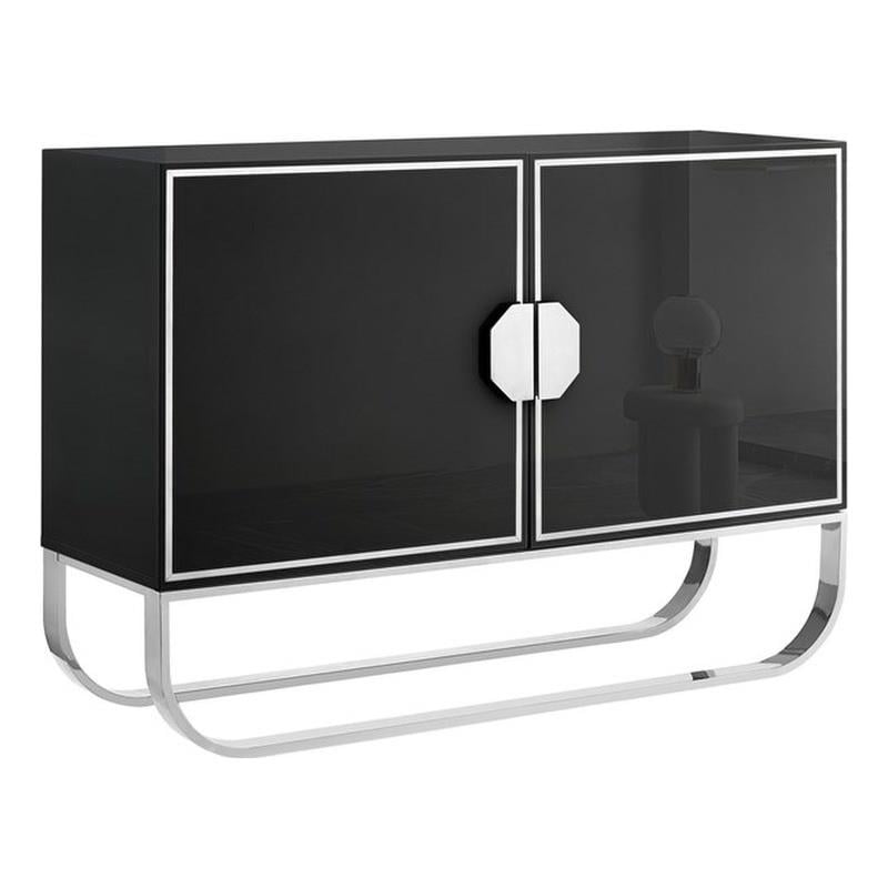 Posh Living Liyana  Sideboard Black/Chrome
