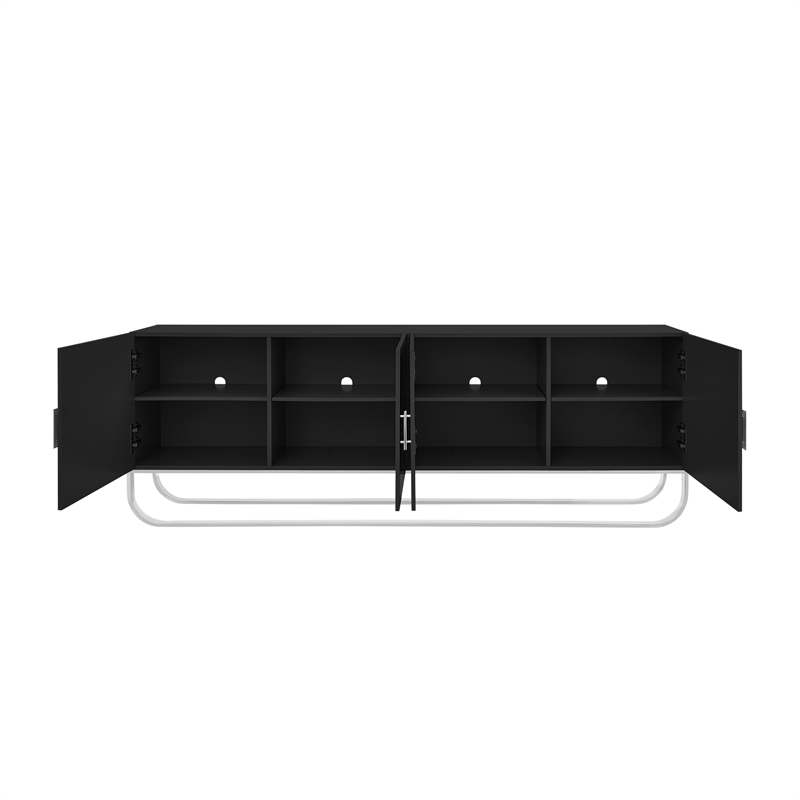 Posh Living Liyana  Sideboard Black/Chrome