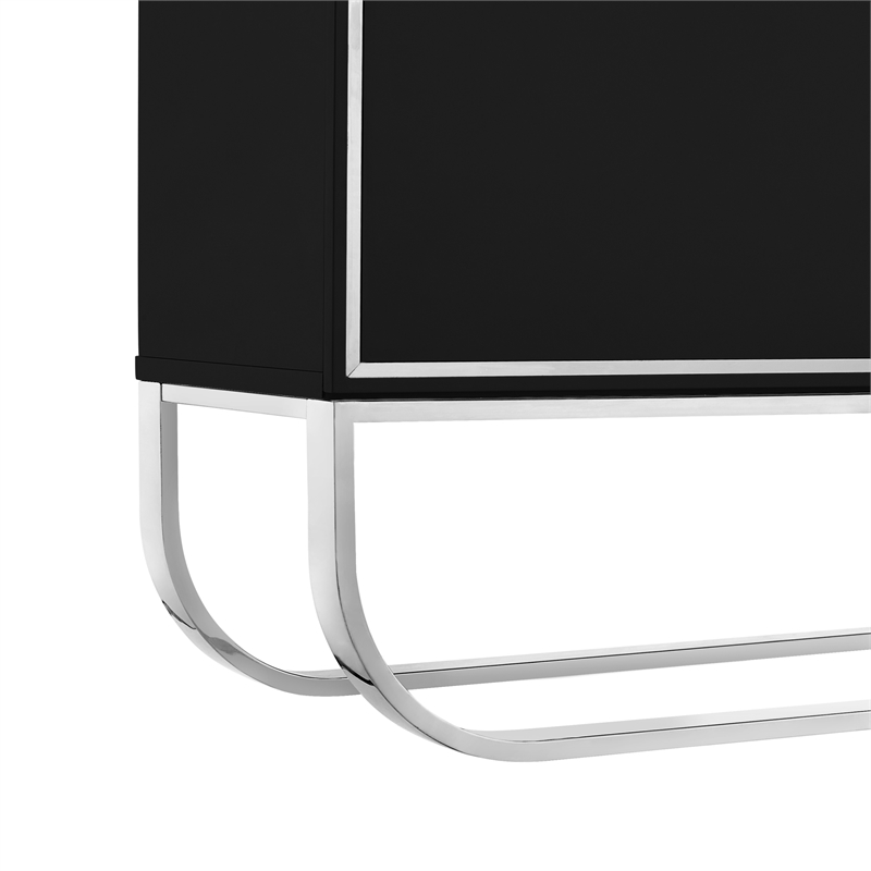 Posh Living Liyana  Sideboard Black/Chrome