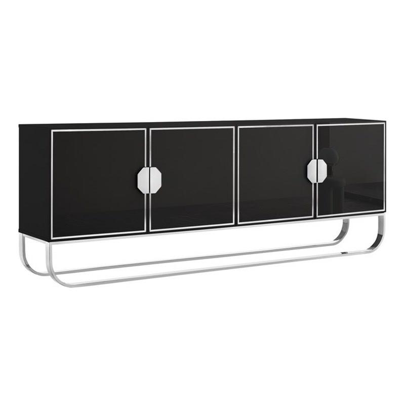 Posh Living Liyana  Sideboard Black/Chrome